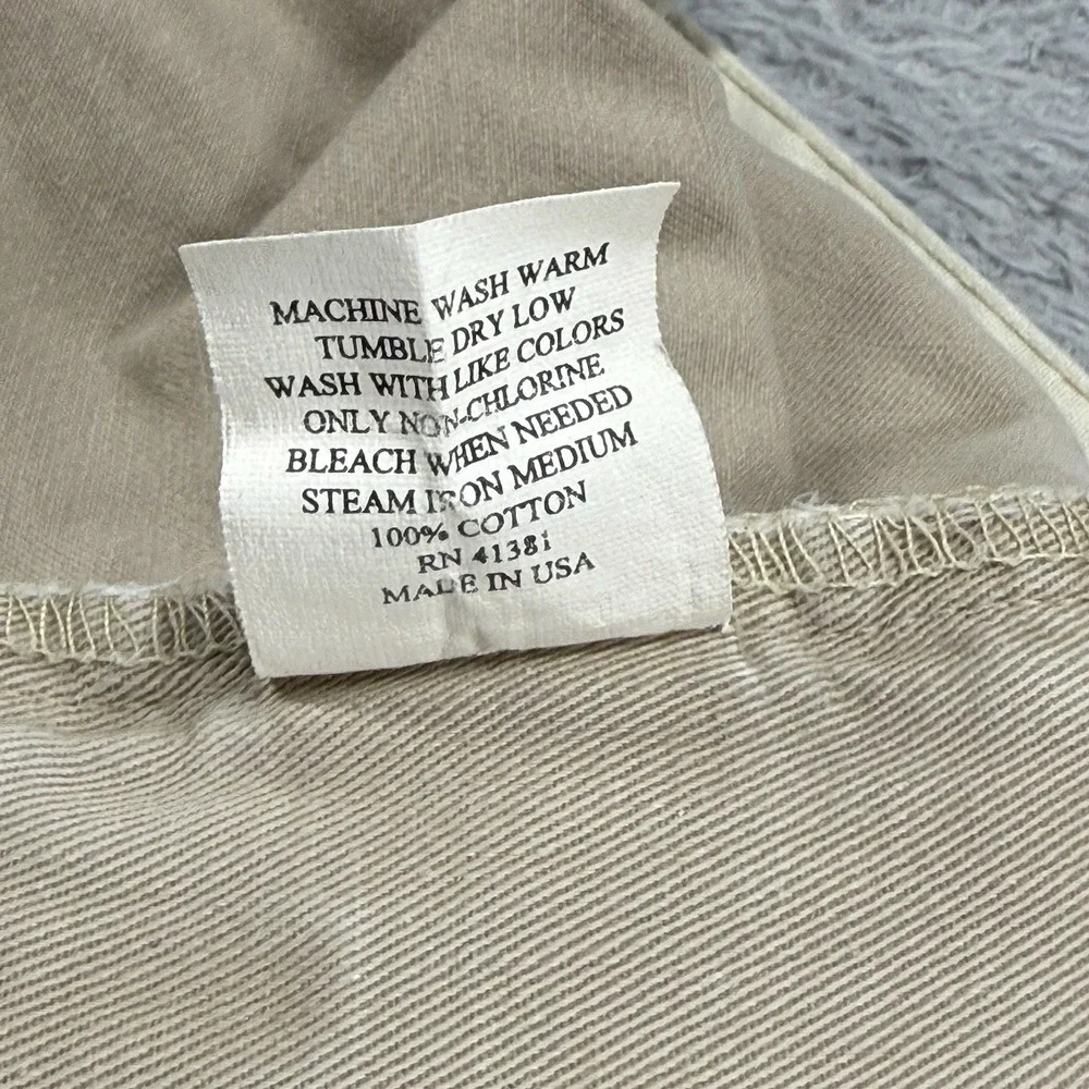 Vintage 90s Polo Chino Ralph Lauren Pleated Shorts Made‎ in USA Mens Size 42